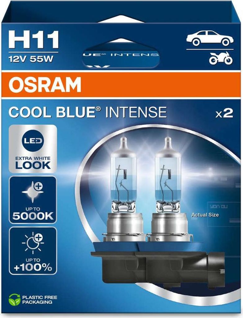 Żarówka OSRAM Cool Blue Intense CBI H11 12/V 55W x2 Zdjęcie produktu 