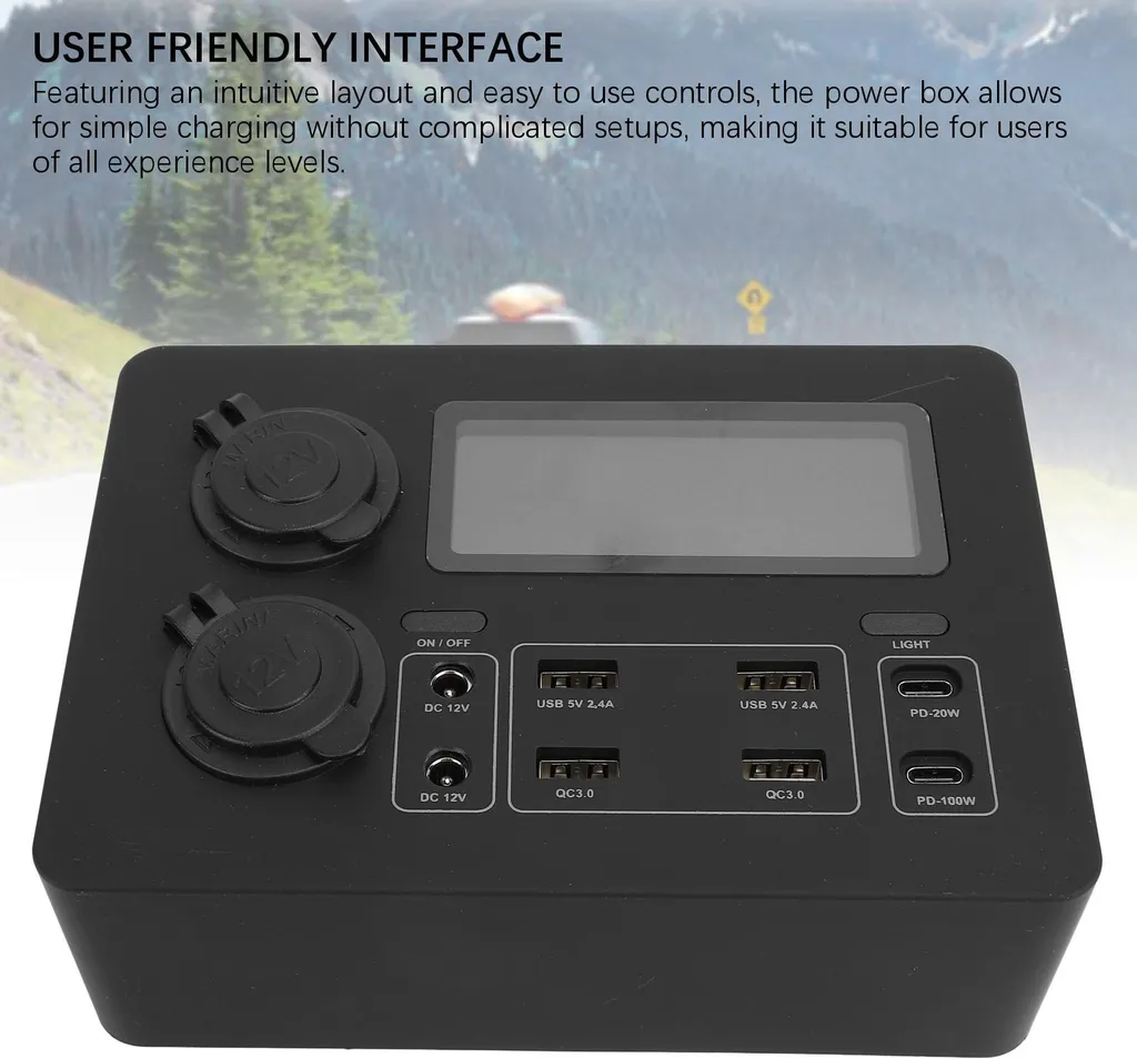Power Box DC12V Mini station de distribution portable pour camping - 5