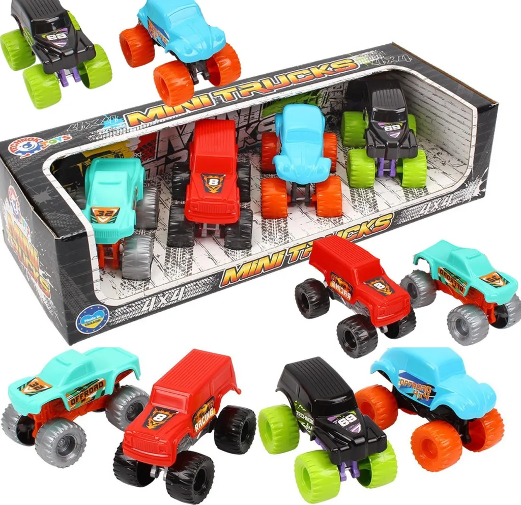 Mini Trucks Jeeps Terrain Robustes avec Roues Solides pour Enfants