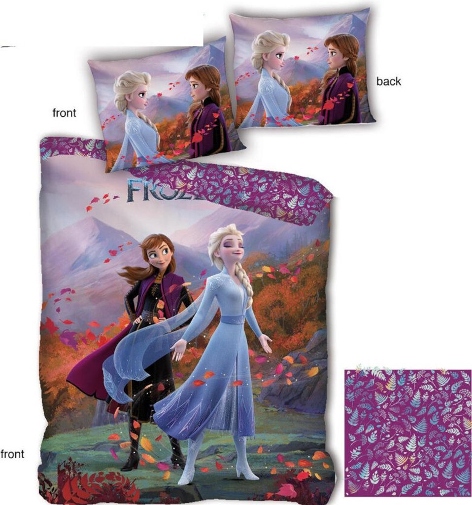 AYMAX S.P.R.L. Frozen 2 Kinder Bettwäsche Set Bettbezug 140 Produktbild 