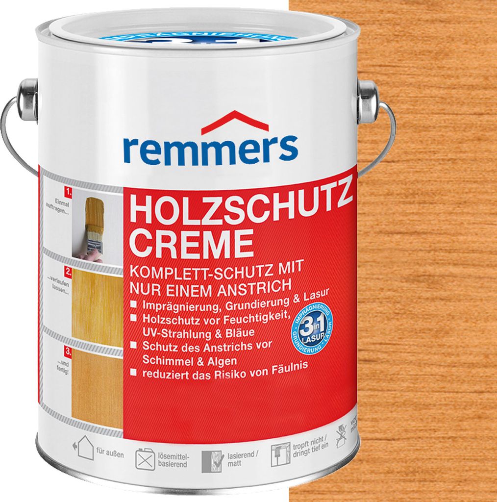 Remmers Wood Protection Cream 2717 Pine/Larch 2,5 litra do Zdjęcie produktu 