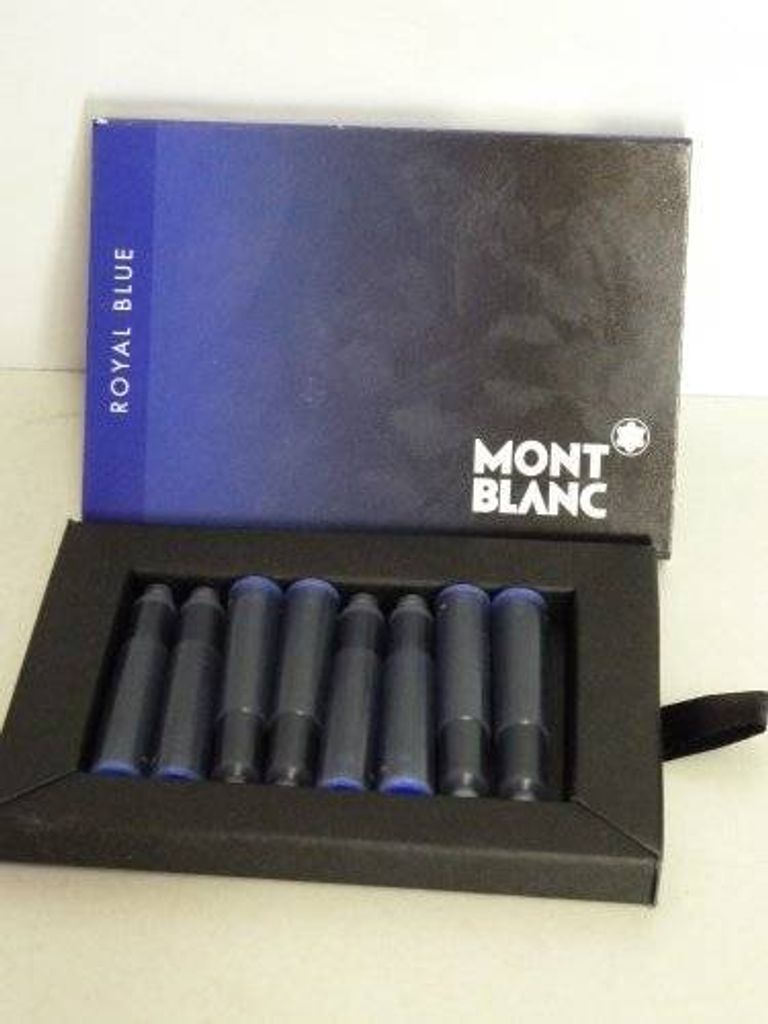 MontBlanc 105193 Tintenpatrone 8 Stück royal blue