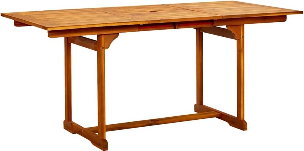 vidaXL Tavolo da pranzo da giardino (120-170)x80x75 cm in Immagine del prodotto 