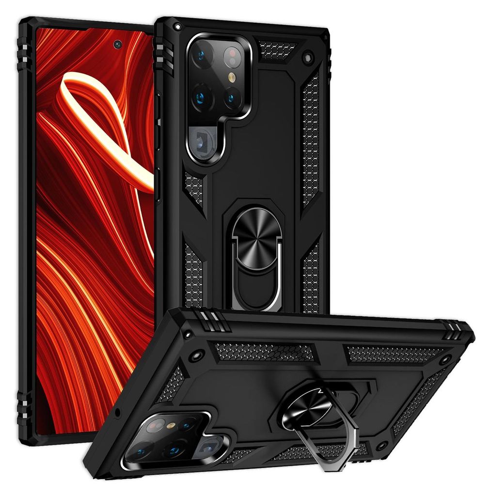 NALIA Copertura ad anello in stile militare per Samsung Immagine del prodotto 