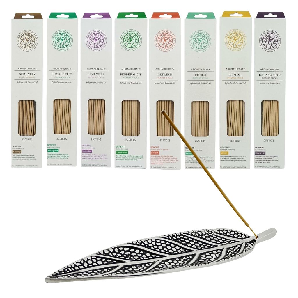 Sortiment 200 Stück Essential Räucherstäbchen 8 köstliche Produktbild 