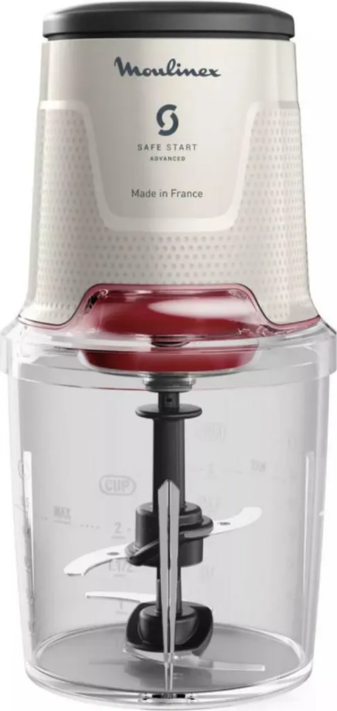 Hacher Herbes et Oignons avec le Mini-hachoir Moulinex AT740BF1 Blanc