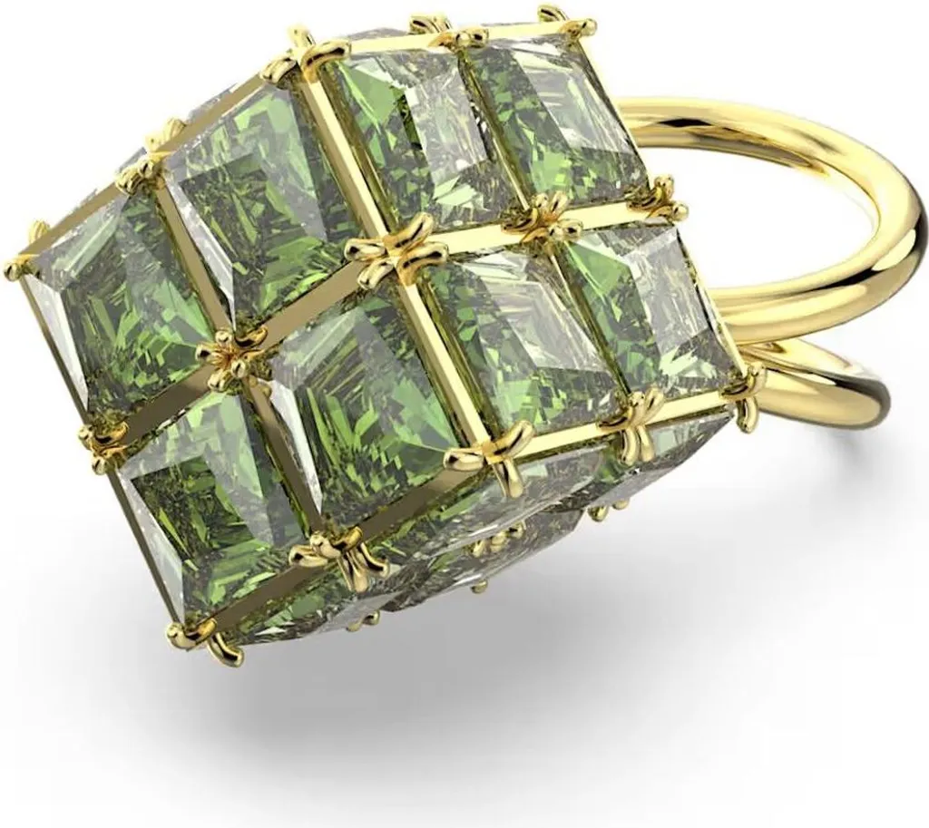 Anello Swarovski 5630299 Curiosa Green Gold | Must-Have Misura 18 - 2