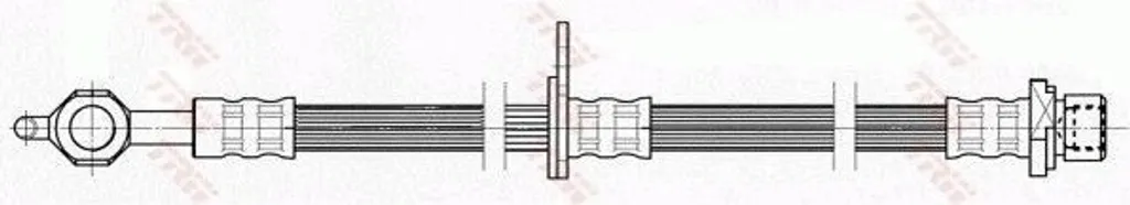 Flexible de frein haute pression TRW PHD461 compatible OE 9008094A61