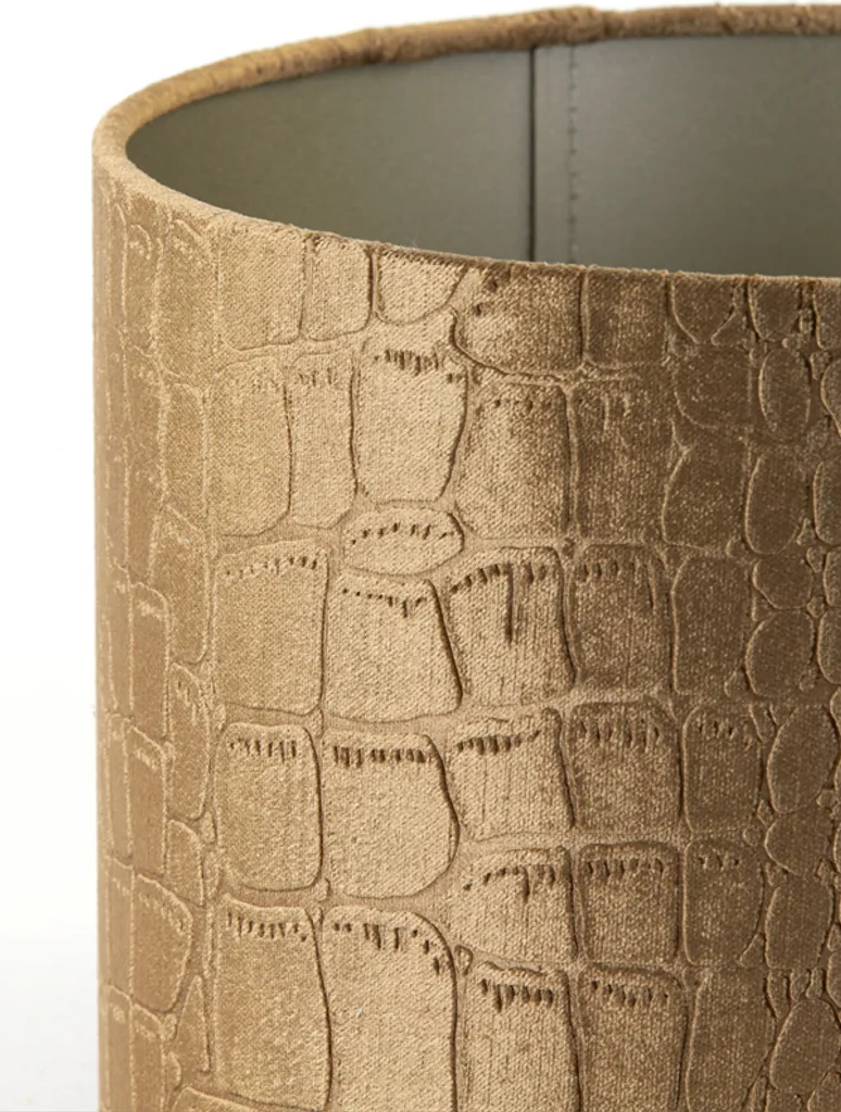 Abat-jour marron E27 Ø 25cm Praya pour une lumière douce sans reflets