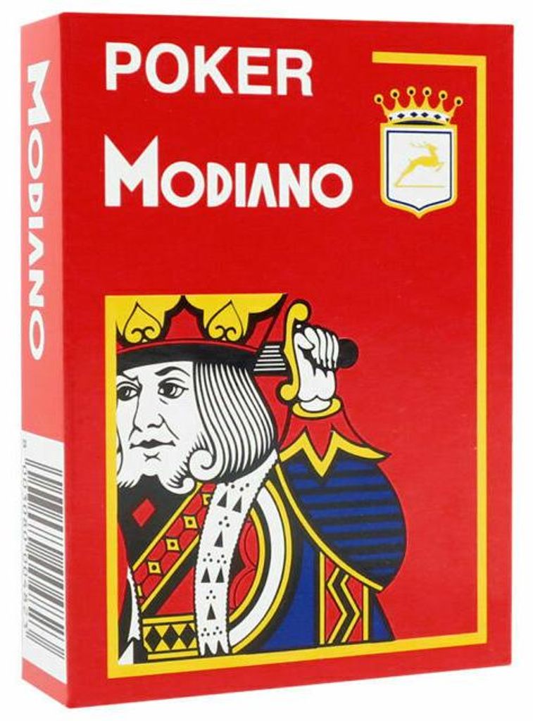 Modiano – Karty na poker, červené Obrázok produktu 
