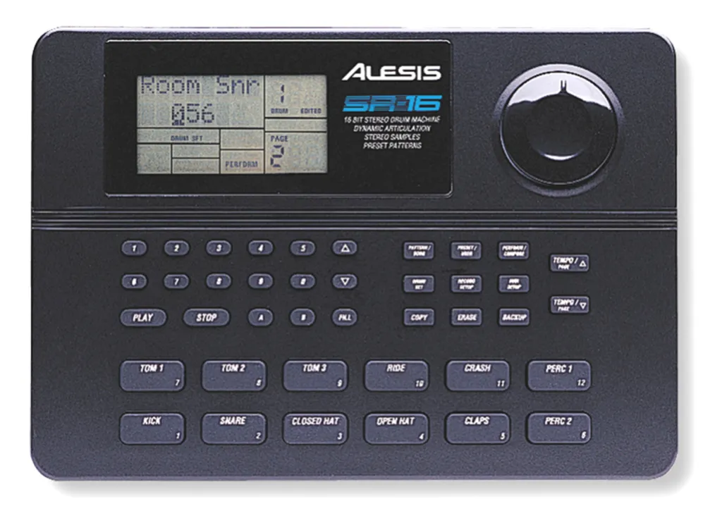 Ordinateur de Batterie Alesis SR-16 Boîte à Rythmes Stéréo Programmable