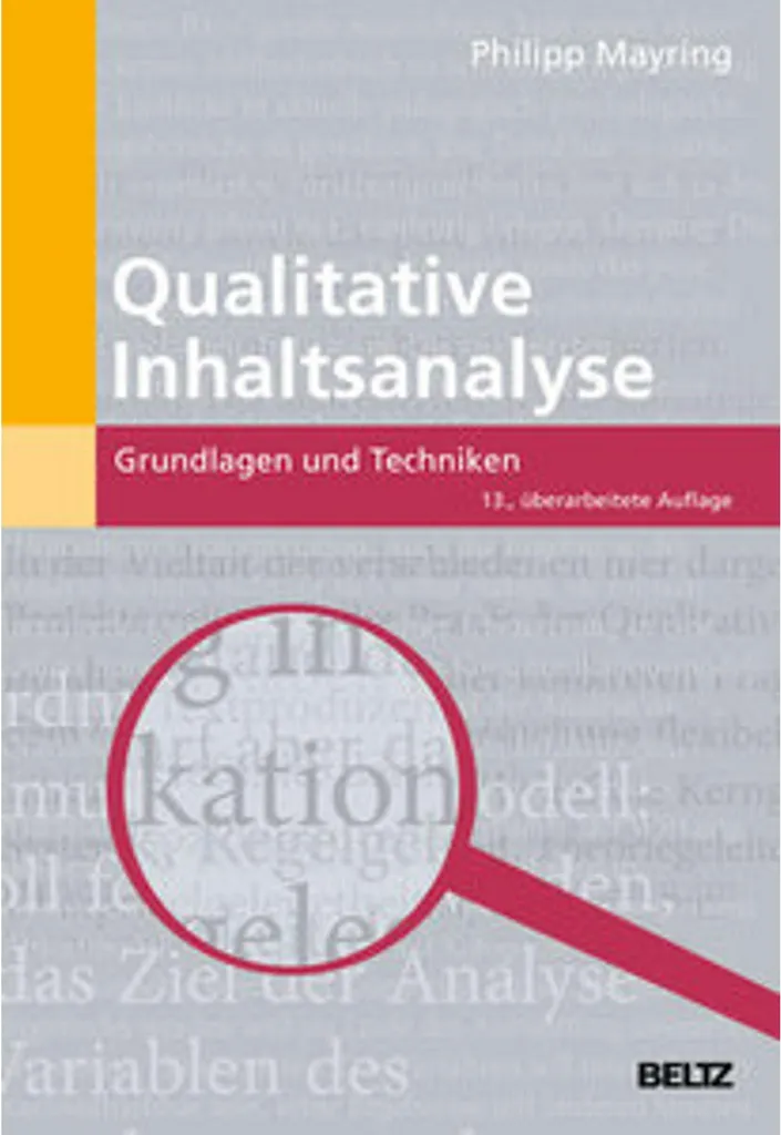 Qualitative Inhaltsanalyse : Guide de recherche pour étudiants (250 pages)