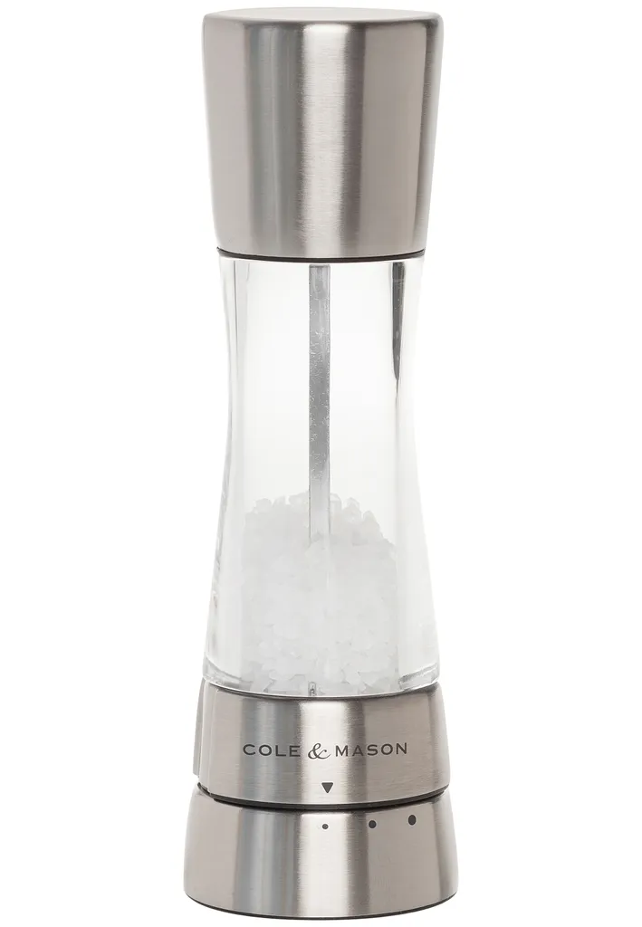 Macinino Cole & Mason Derwent Acciaio | Precisione Gourmet Ceramica Argento