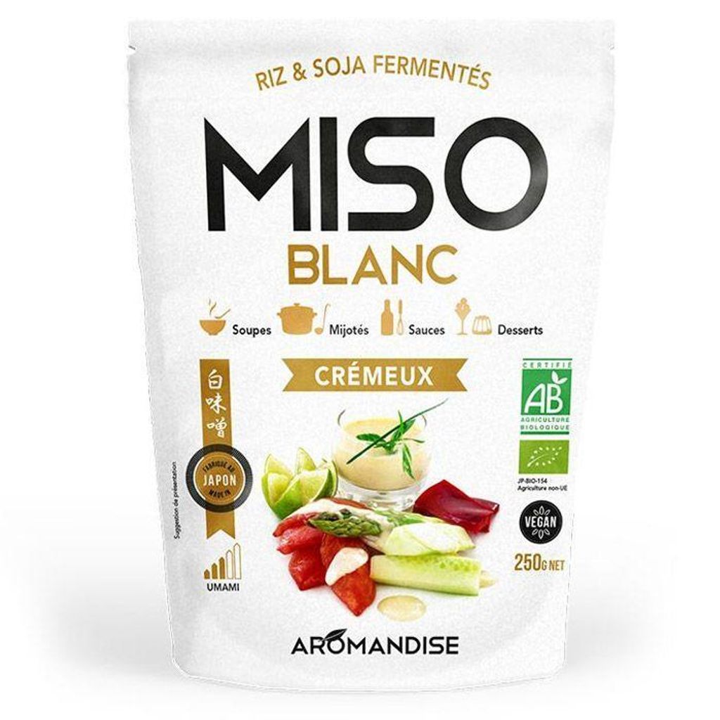 Aromandise MISO1, Riz* (42%), eau, graines de soja* (21%), sel de mer, ferment (Aspergillus oryzae, bactries..., Frankreich, 1 Stck(e)