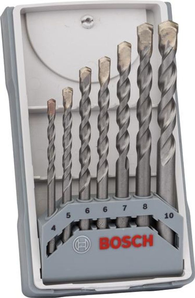 7-tlg. CYL-3 Betonbohrer-Set, 4/5/6/6/7/8/10 mm Produktbild 