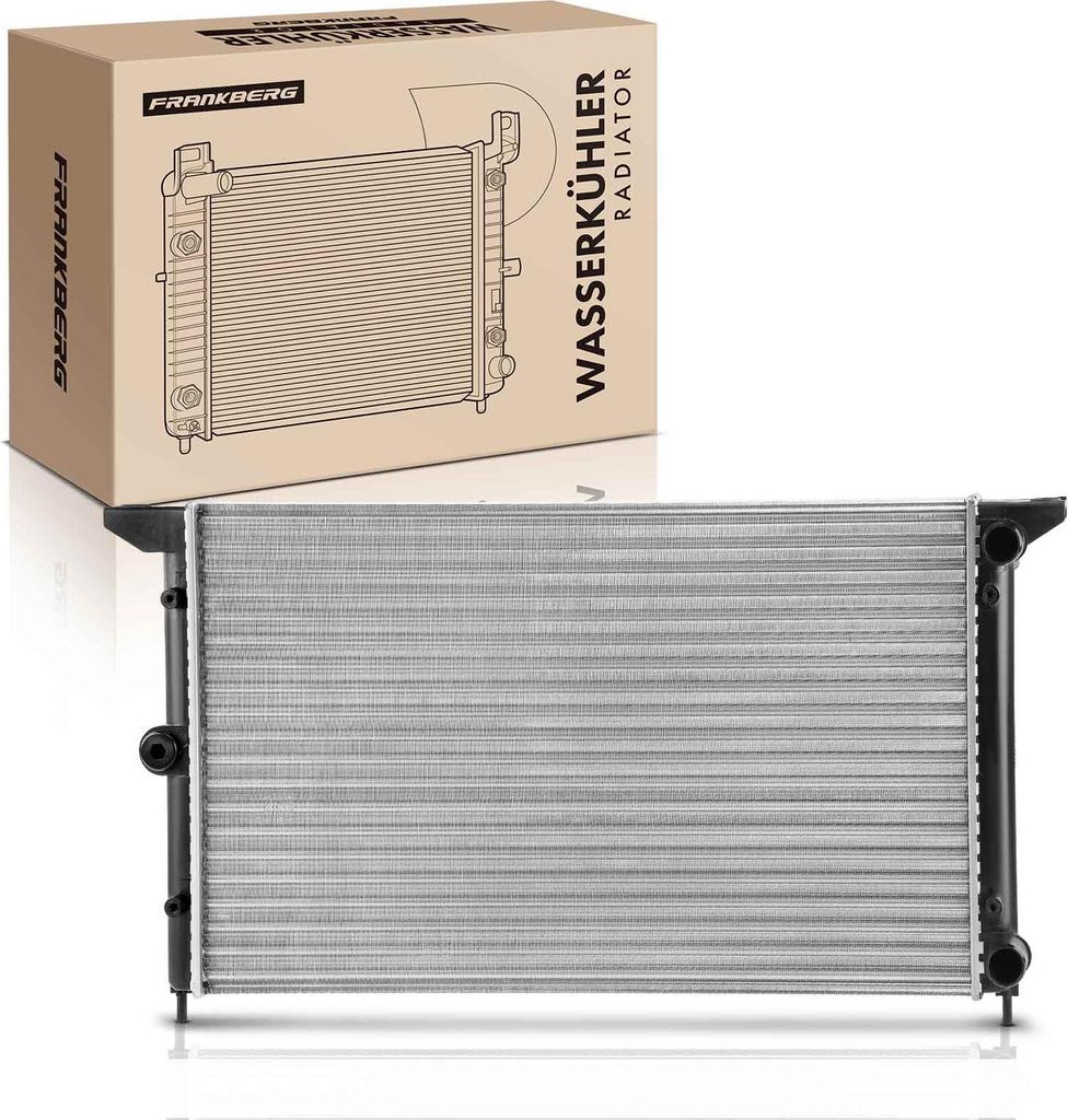 Frankberg 1x Kühler Wasserkühler Motorkühler für Nissan Pick-up D22 2.5L 1998-2005
