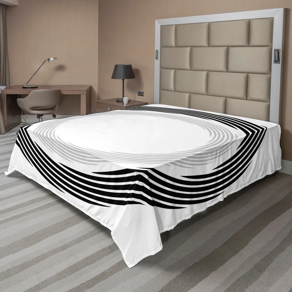Lenzuolo King Size ABAKUHAUS 266x260 | Microfibra Hotel Quality Nero