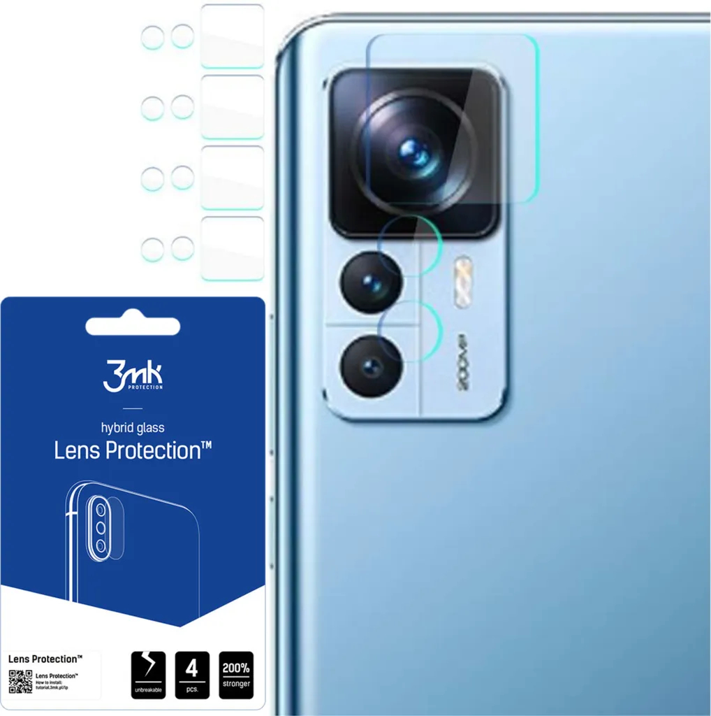 Protezione Lenti 3mk per Xiaomi 12T / 12T Pro - Sicurezza per le tue Foto