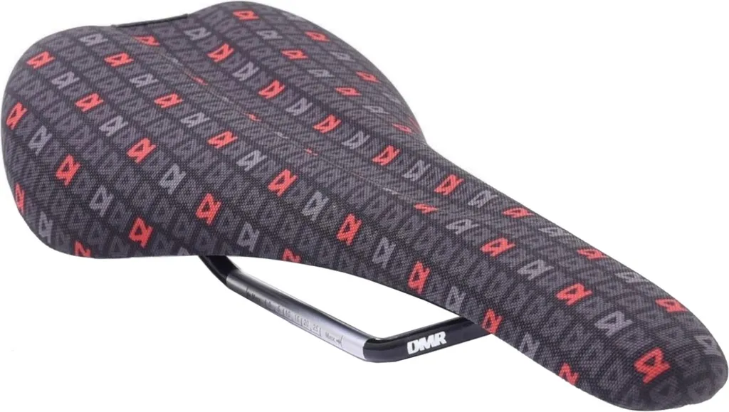 Selle de Vélo VTT Homme DMR Edition Limitée Rails Cromo Noir et Rouge