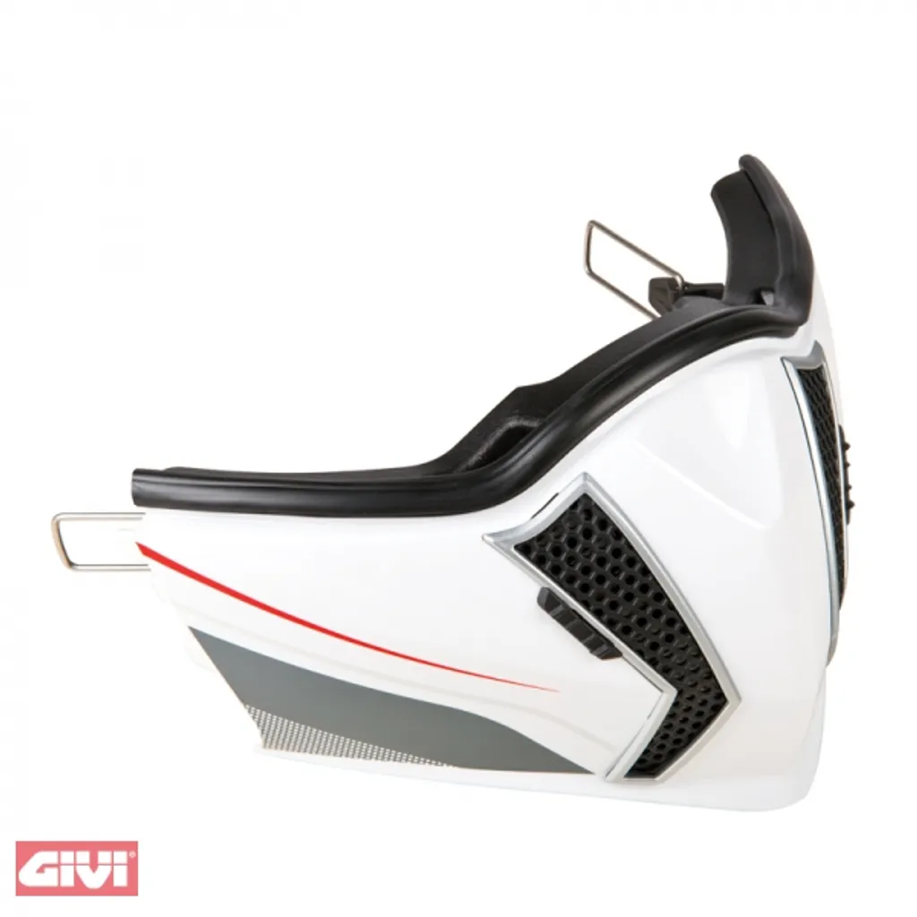 Jugulaire Hiver pour Casque Givi X.01F Blanc Mat : Confort et Chaleur