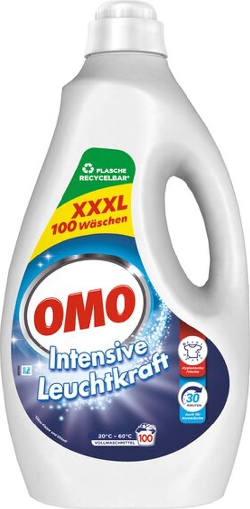 OMO XXXL 5 L- Flüssig - 100 Wäsche Waschmittel für
