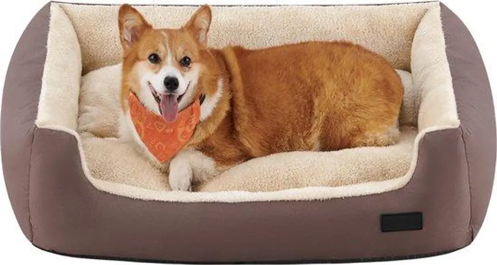 Matelas pour chien 85x65 cm Marron : Idéal pour Grand Chien et Repos