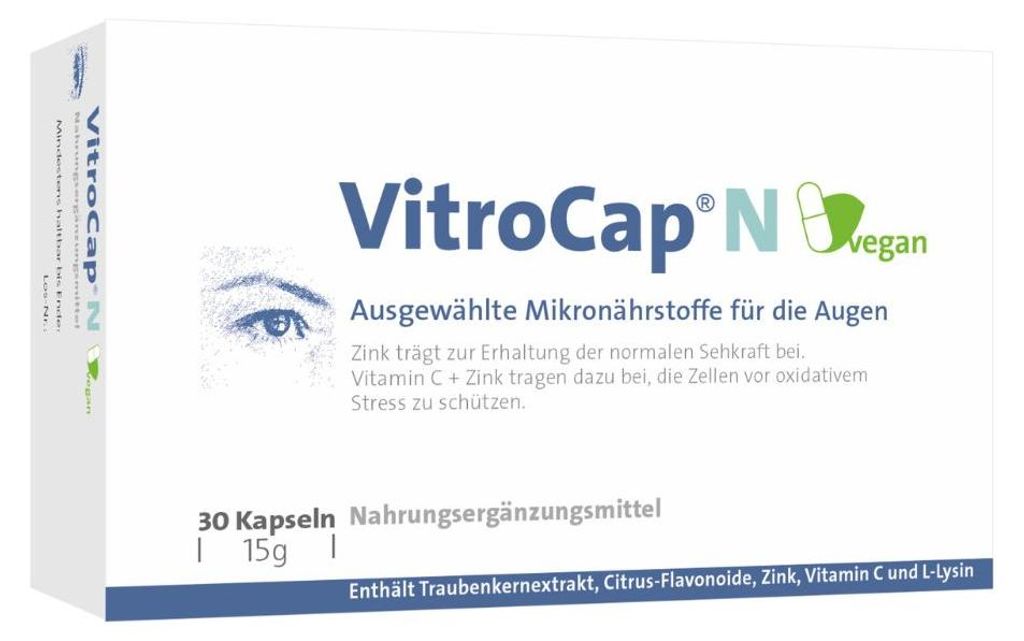 VitroCap N vegánsky, 30 kapsúl Obrázok produktu 