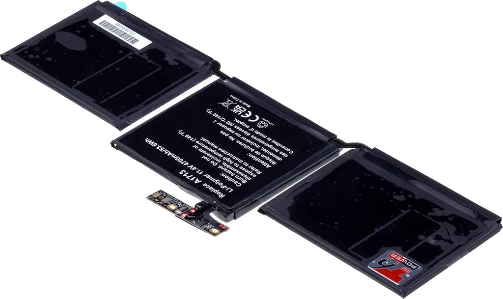 Batteria Apple MacBook Pro A1708 53.6Wh T6 Power | Upgrade Professionale