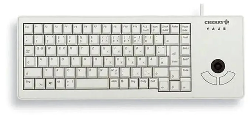 Clavier filaire compact CHERRY G84-5400 USB - Idéal Rack et Industriel