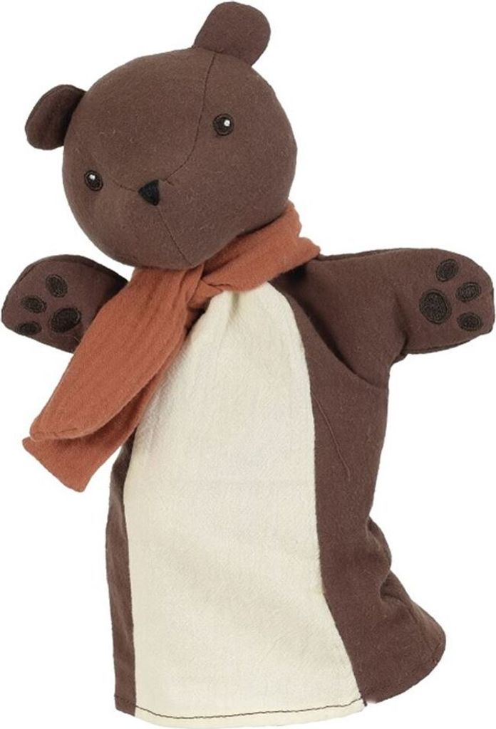 Egmont Toys Handpop dier Beer 29x19x6 cm. 0+