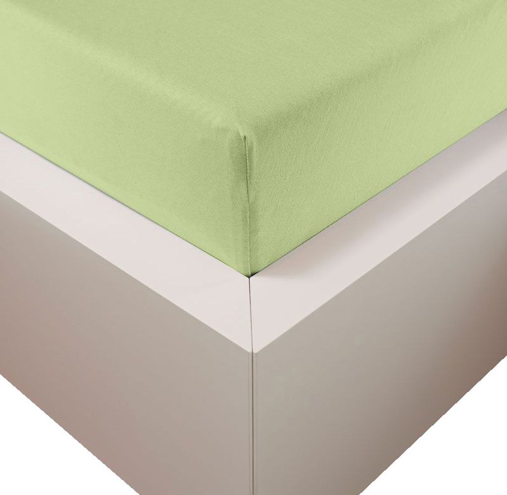 Traumschloss Premium Plus Edel-Jersey Spannbettlaken 90-120 x 200-220 cm lind 260g/m², 47,5% Mako Baumwolle, 47,5% Lyocell, 5% Elasthan