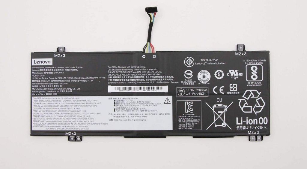 Lenovo Bateria 15.36V 45Wh 4 Cell, 5B10T09081