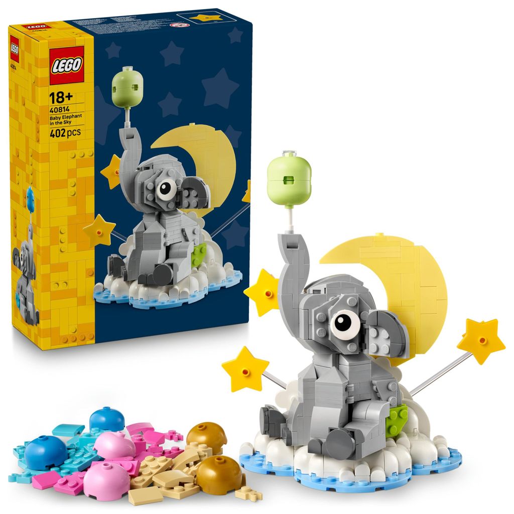 LEGO 40814 Baby Elefantino Tra Le Stelle - Set Da Immagine del prodotto 