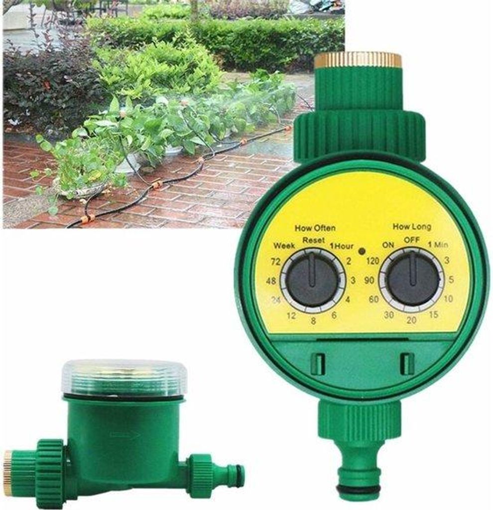 Automatischer Bewässerungstimer mit digitaler Anzeige für den Garten