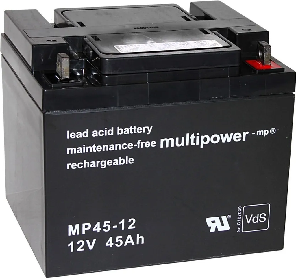 Batterie Multipower 12V 45Ah MP45-12 : fini les pannes d'énergie critiques