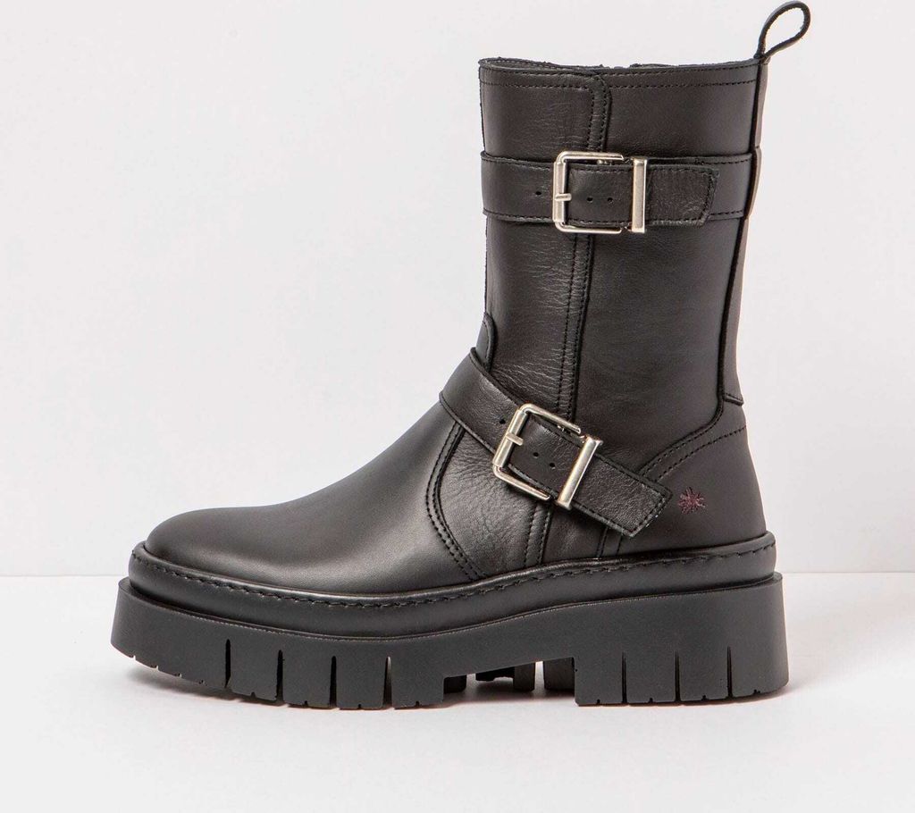 *art Schnürstiefel 1958 NAPPA BLACK/AMBERES Farbe Black