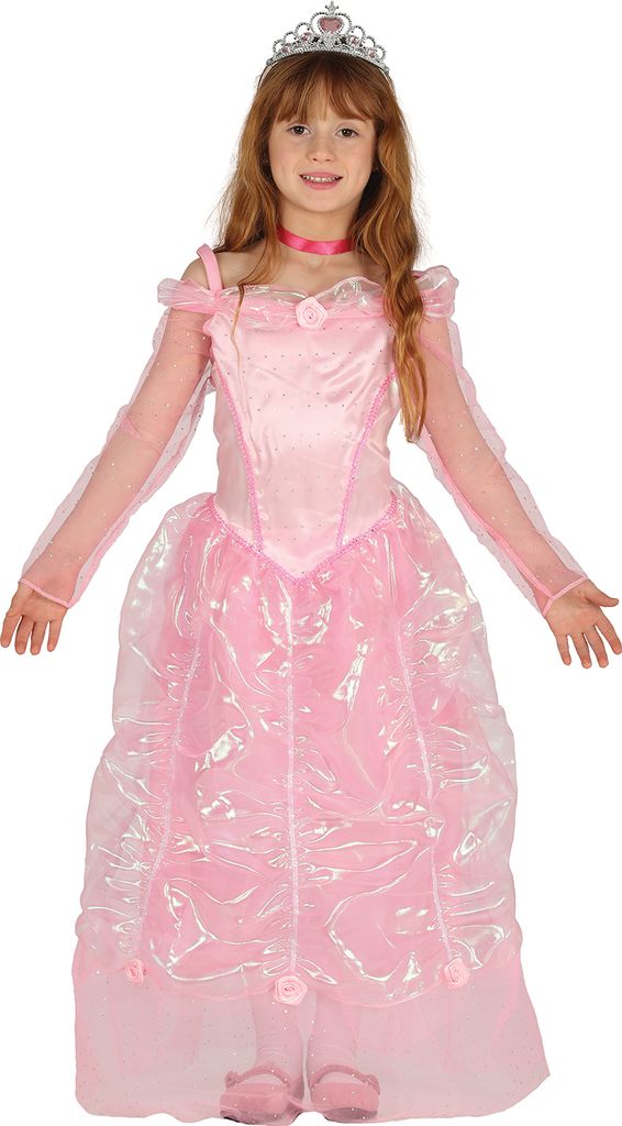 rosa Prinzessin Kostüm für Mädchen, Größe:110/116 Produktbild 