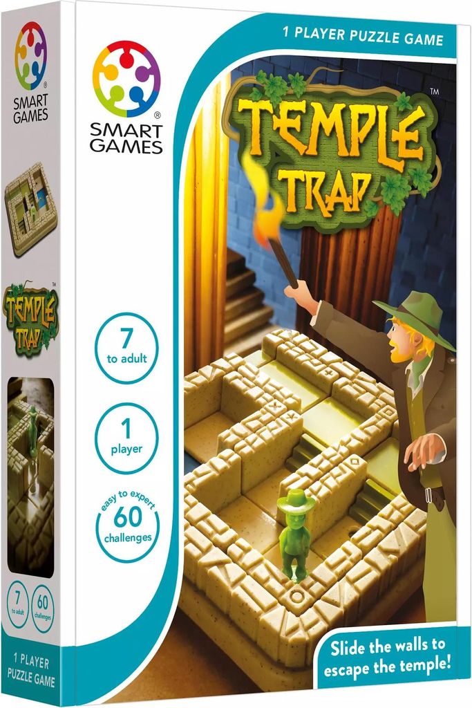 Smart Games – Temple Trap – Labyrinth – 3D-Schiebepuzzle – Denkspiel