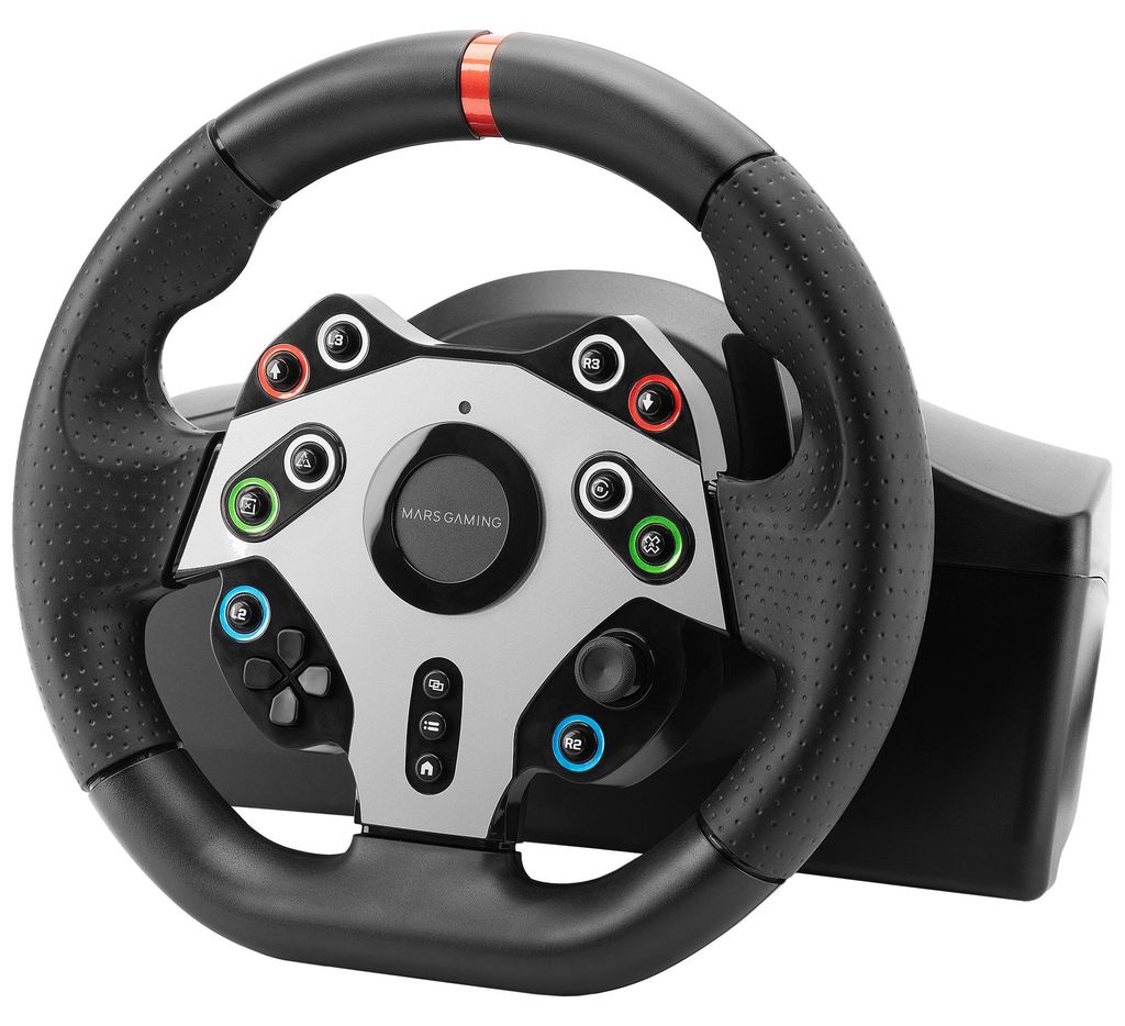 Mars Gaming MWHRSXTWO, Lenkrad + Pedale, Playstation 3, Produktbild 