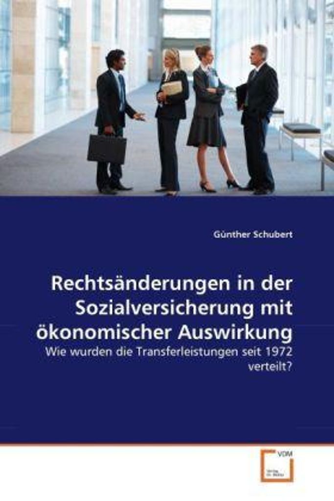 Schubert, G: Rechtsänderungen in der Sozialversicherung mit