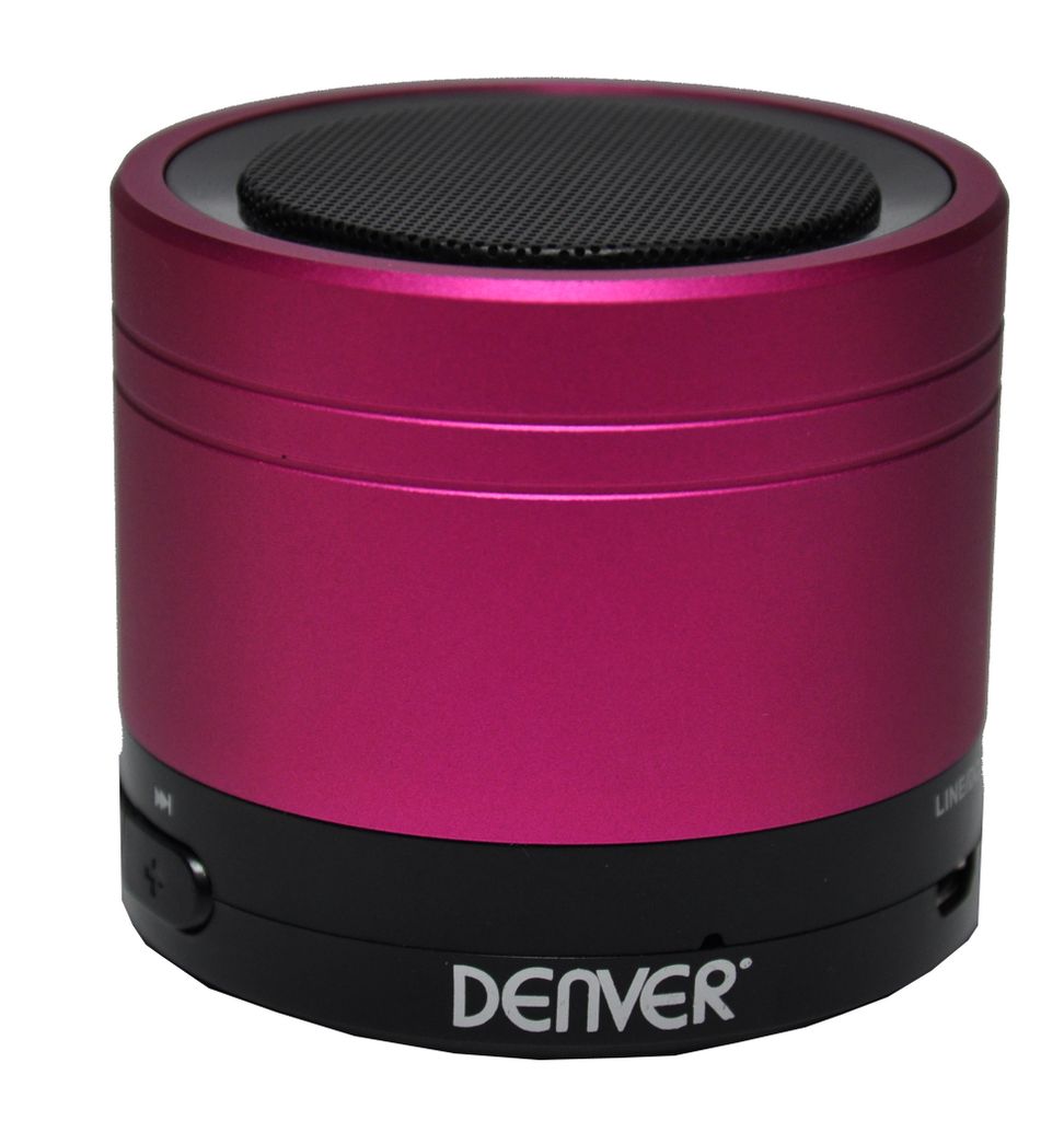 Denver, Bluetooth Speaker, BTS-20, Bluetooth Speaker, Aux-In, pink