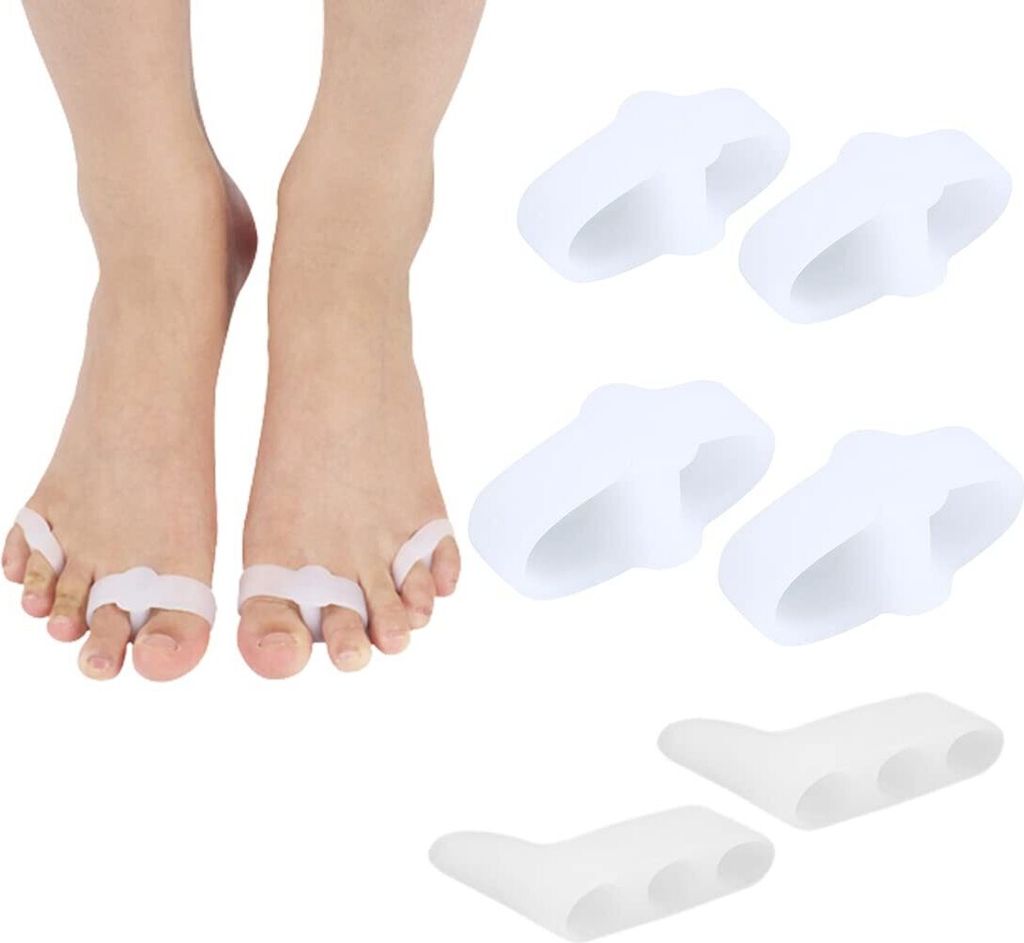 zehenspreizer,zehenspreizer,zehenspreizer kleiner zeh,hallux valgus zehenspreizer,Toe Thumb Anti-Verschlei?-Silikon-Zehenmanschetten (3 Paare)