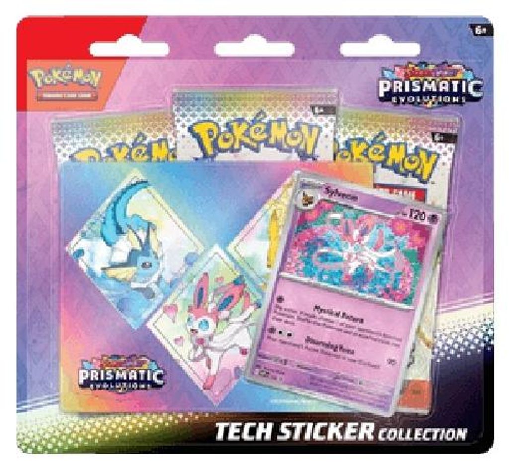 Pokemon Prismatic Evolutions: Sylveon Tech Sticker Collection German