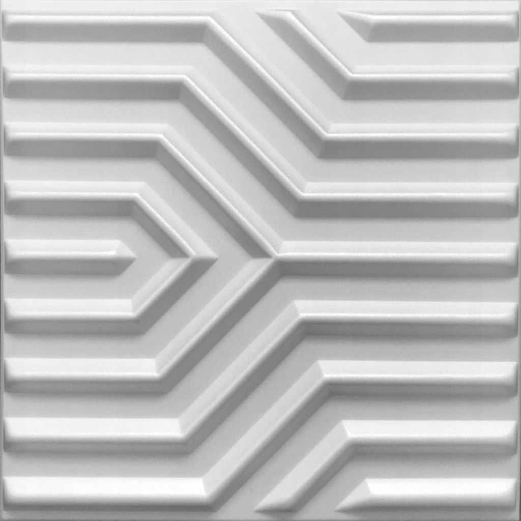 DECCART | Pannelli murali 3D | Bianchi | Lamelle su Immagine del prodotto 