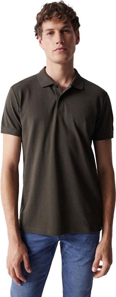 Salsa Jeans Basic Piqué Regular Fit Kurzarm-poloshirt Grün M Mann Grün M