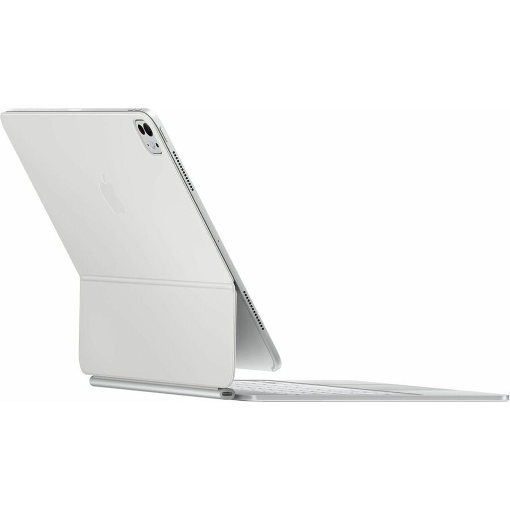 Apple Magic Keyboard für 13" iPad Pro (M4) - Schwedisch - Weiß, QWERTY, Schwedisch, Trackpad, Scherenschalter, 1 mm, Apple