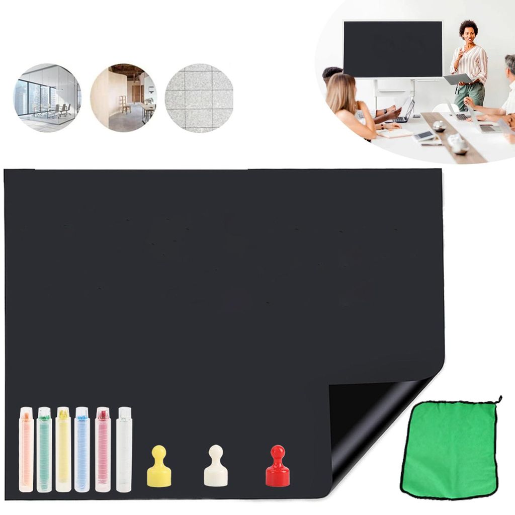 Magnetische Tafelfolie, Selbstklebend, Magnettafel Folie Produktbild 