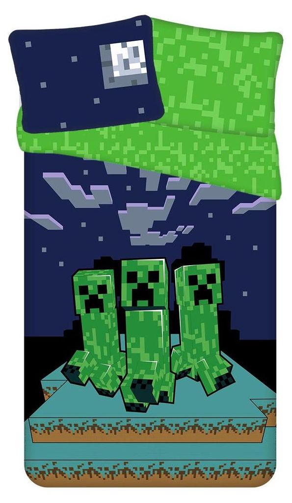 Jerry Fabrics Bavlněné povlečení 140x200 Minecraft Sssleep Obrázek produktu 