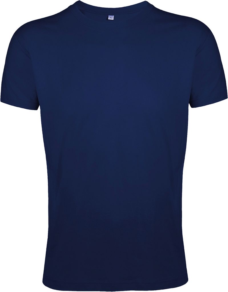 SOLS Herren Regent Slim Fit T-Shirt, Kurzarm PC506 (M) (Dunkles Marineblau)