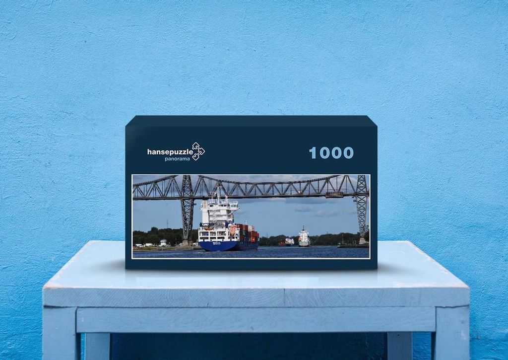 hansepuzzle 50279 - Schiffstransport Puzzle, 1050 Teile, Fortbewegung, 60,0 x 46,0cm mit hochwertiger Aufbewahrung, Kartonbox & Beutel